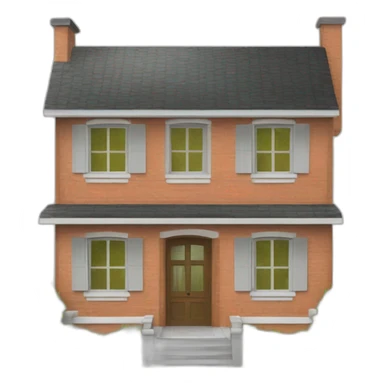 Maison avec le toit ouvert et des maillots de foot dedans sticker