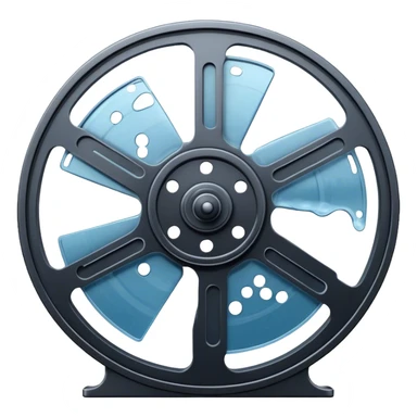 Film reel in cold sticker