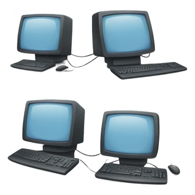 Three Networked Computers  sticker