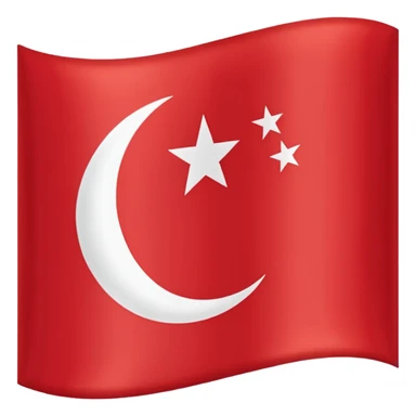 Ottoman empire 1600-1700 flag sticker