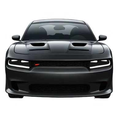 Black hellcat charger sticker