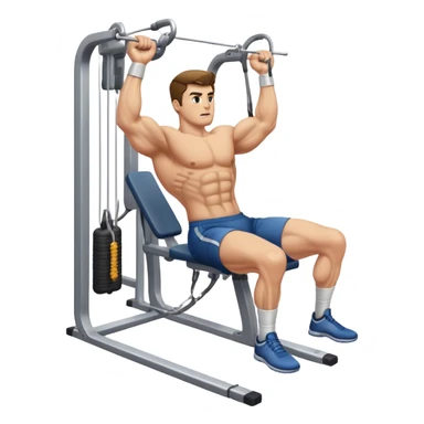 man how to do cable-machine-leg-abduction sticker