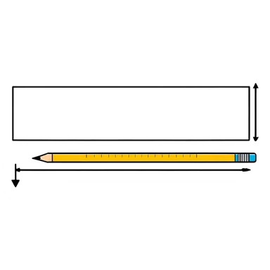 ruler and eraser sticker