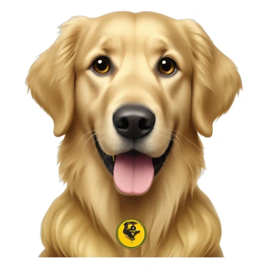 golden retriever in alemannia aachen trikot sticker