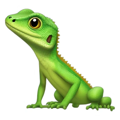 Caméléon lézard sticker