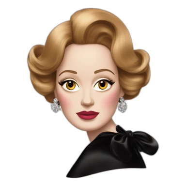 Adele in schiaparelli sticker