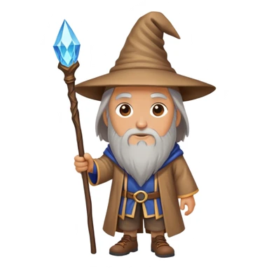 Wizard on a hike  sticker