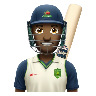cricket player  sticker