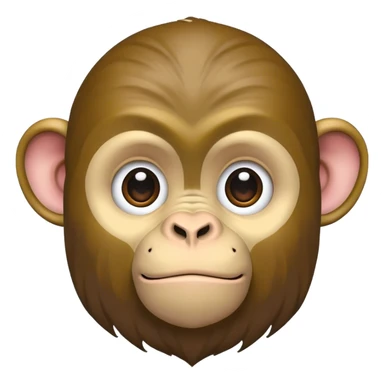 Ein Glatzkopf mit einem Affen auf der Schulter  sticker