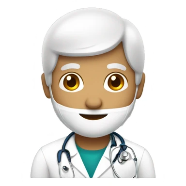 Man with Stethoscope  sticker