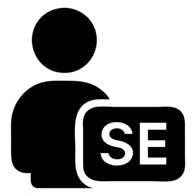 Swedish human for small system badge sticker