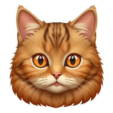 Persian tabby cat sticker