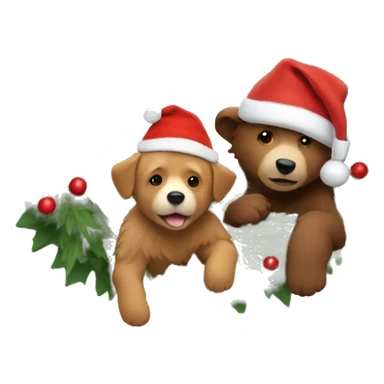 Christmas wreath with Paddington sticker