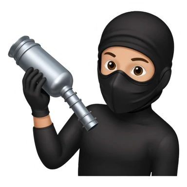 someone stealing catalythic converter sticker