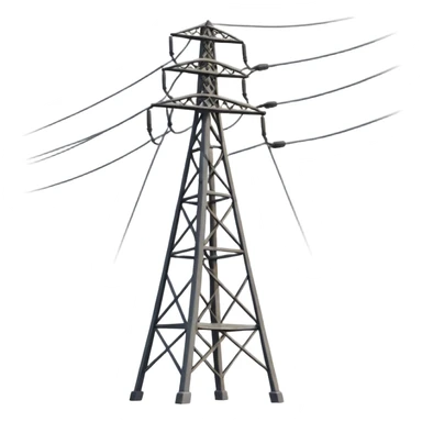 high voltage pole sticker