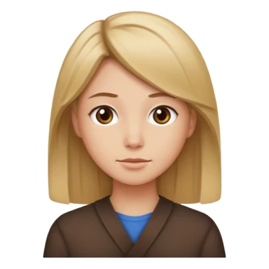 from K-pop demon hunters brown blonde hair sticker