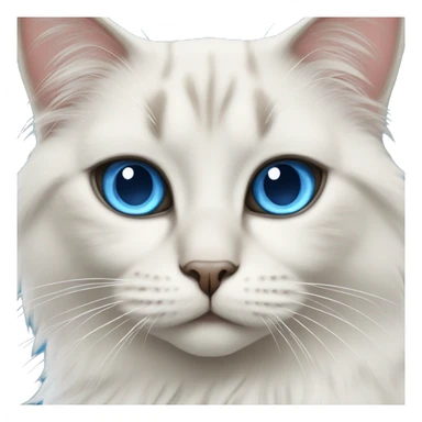 Neva Masquerade cat blue eyes sticker