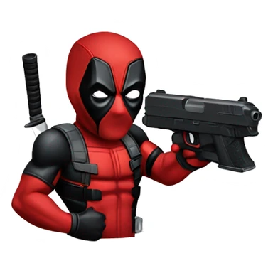 Deadpool Guns sticker
