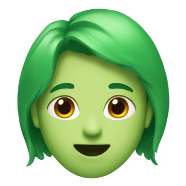 lim green hear sticker