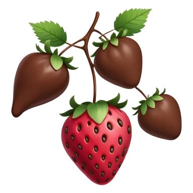 Chocolate-covered strawberries  sticker