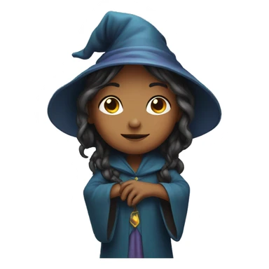 girl wizard sticker