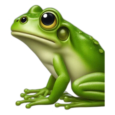typing-frog sticker