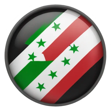 Syrian flag sticker