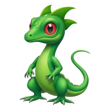 Grovyle-hybrid-Fakémon-creature (full body) sticker