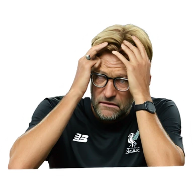 Klopp facepalm sticker