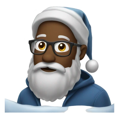 Christmas night  sticker