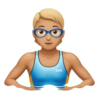 swimmer swim sticker