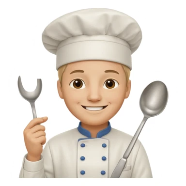 chef with spoon sticker