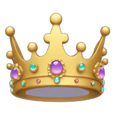 Crown that is glitched sticker