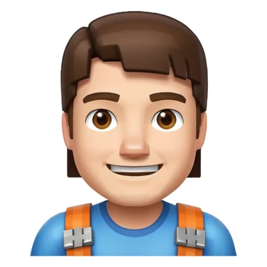 Steve from A Minecraft Movie sticker