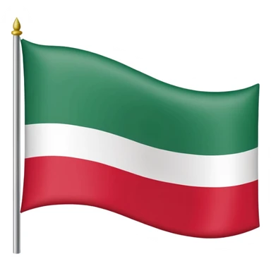 The flag of Chechnya sticker