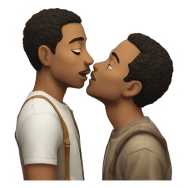 Michael kisses fredo sticker