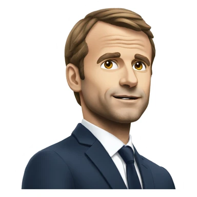 Macron qui joue au foot sticker