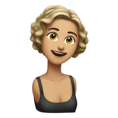 Garota morena tocando sanfona sticker