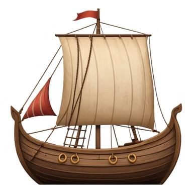 Barco vikingo sticker