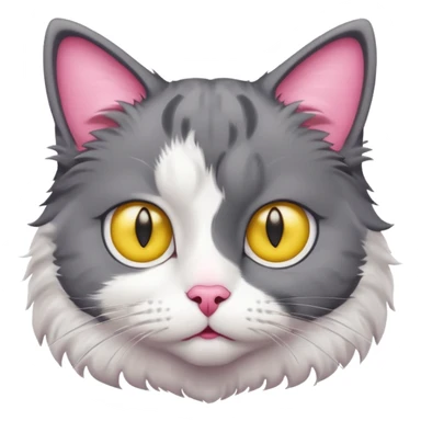 Confused cat sticker