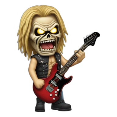 Iron Maiden live on stage sticker