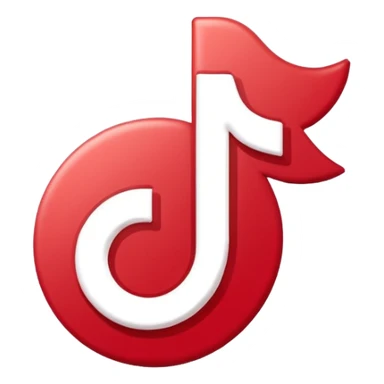 Tiktok logo sticker