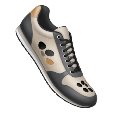  a human foot wearing a sneaker, fully visible, stepping firmly on the ground, leaving a clear shoe print under the sole. Rounded, glossy, smooth, soft shadows, white background.



 sticker