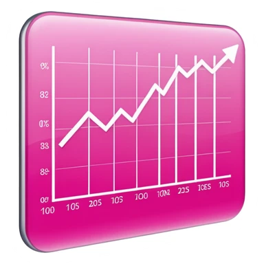 pink graphic stats sticker