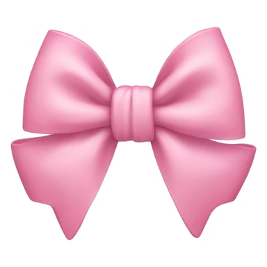 baby pink bow sticker