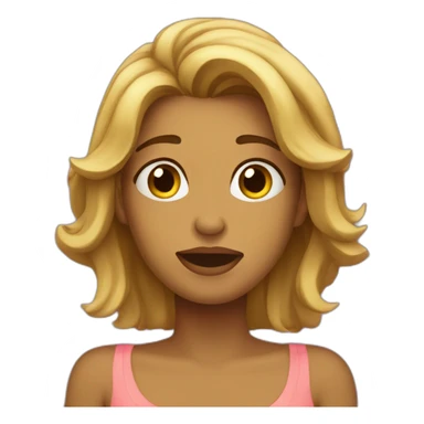 Hoda qui dort sticker