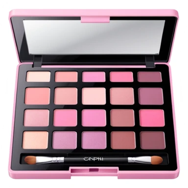 Pink eyeshadow palette sticker