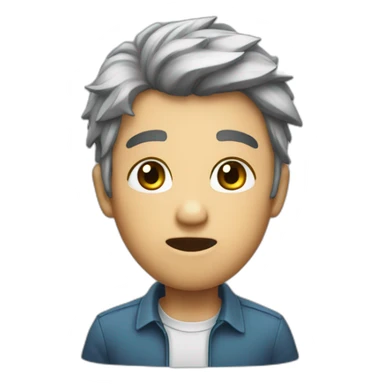 embarassed blushing sticker