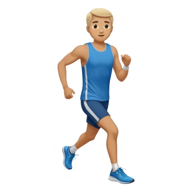 Morning Jogger man sticker