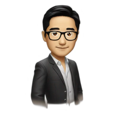 tony leung glasses sticker